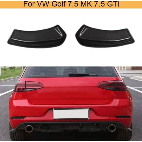 Car Rear Bumper Splitters Lip Spoiler for VW GOLF 7.5 MK 7.5 GTI Bumper 2018 2019 Rear Splitters Spoiler
