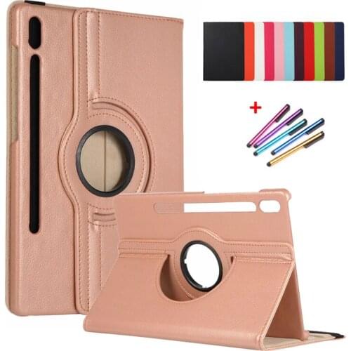 Coque For Samsung Tab S7 Case 11 inch 360 Degree Rotating Stand Tablet Cover For Funda Galaxy Tab S7 SM-T870 SM-T875 Case + Gift