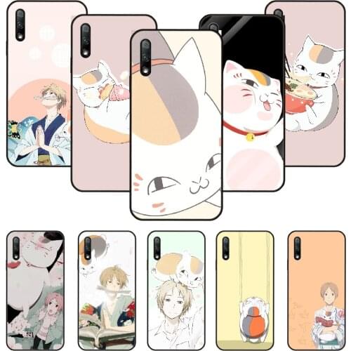 Phone Case For Huawei Honor 9X 10 9 20 8X 8A 8S 7X 7A i A Pro Play Lite Black Cover Funda Soft Prime natsume yuujinchou Anime