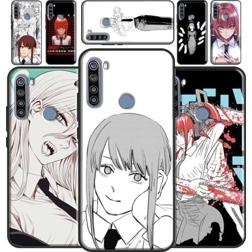 Makima Chainsaw Man Anime Case For Xiaomi Redmi Note 9 7 8 10 Pro 9S 10S 8T 9A 9C 9T 7A 8A K40 Back Cover Shell