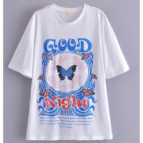 Daveanddi Women's T-shirts With Inscriptions