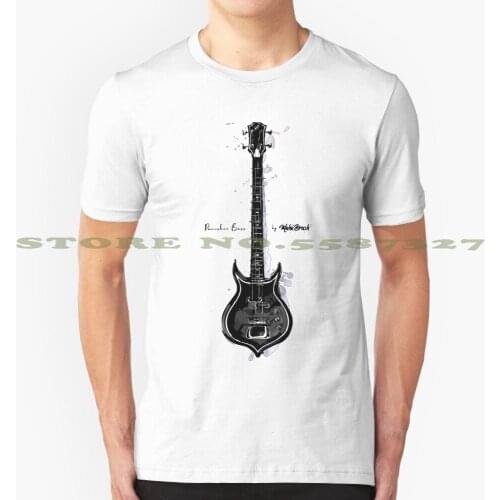 Punisher Bass Guitar Black White Tshirt For Men Women Guitar Electric Guitar Cort Punisher Punisher Bass Guitar Music Rock Rock
