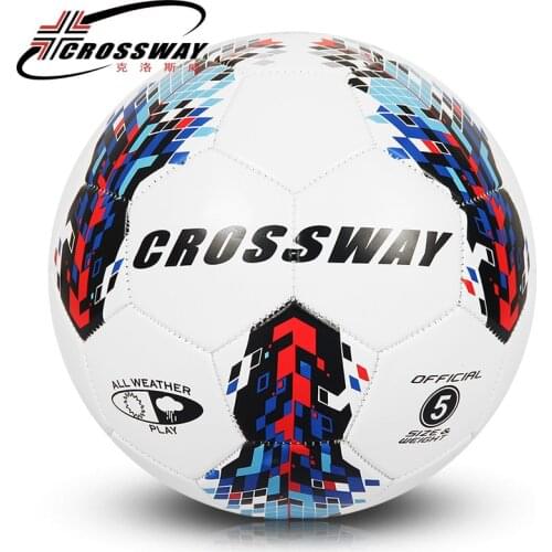 CROSSWAY Brand Official Size 5 Football Ball PU Granule Slip-resistant Football Training professional Soccer Ball match Balls