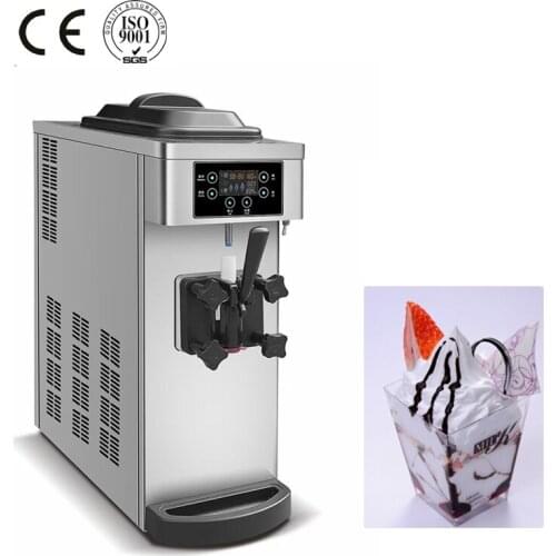 8L Counter Top Long Life Small Soft Ice Cream Make Machine Commercial/Home Ice Cream Maker