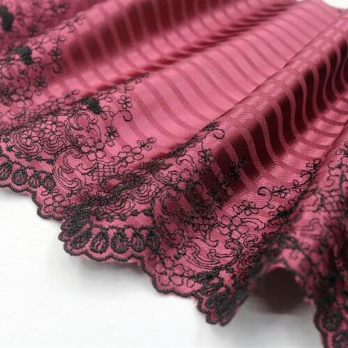 1M 20CM Wide Lace Fabric Fiesta Boda Wedding Accessories Wine Dress Soft Sewing Metro Flores Borda