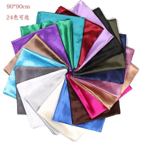 Ms Satin Net Color Emulation Silk 90 Small Squares Joker Color Butyl Professional Flight Attendant Big Squares