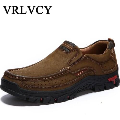Brand New Arrival Real Leather Shoes Men Handmade Fashion Summer Brand Dress Shoes Mens Flats Brown Men Shoes