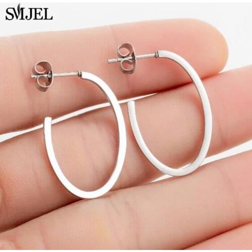 New Fashion Round Korean Earrings for Women Geometric Round Heart Gold Earring 2021 Trend Wedding Jewelry Dragonfly Star Studs