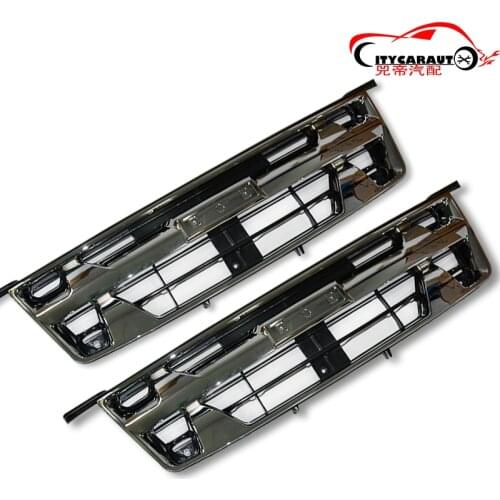 ORIGINAL STYLE FRONT RACING GRILLE GRILLS ASB CHORMED BUMPER MASK COVER FIT FOR ISUZU D-MAX DMAX 2006-2011 GRILLE AUTO PARTS