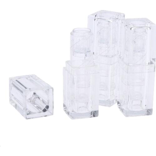 Blesiya 3x Plastic Empty Lip Gloss Tubes Lip Balm Containers DIY 2 Colors