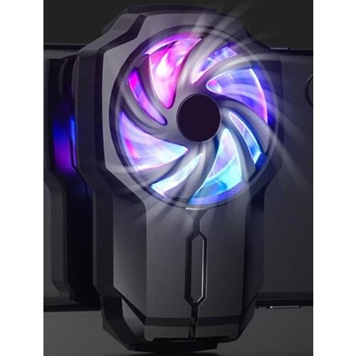 Portable Mobile Phone Radiator Cell Phone Radiator Adjustable Wind Power Large Battery Cooler Air-Cooled Quick Phone Radiator