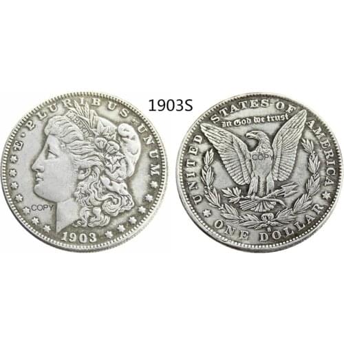 US 1903-S Morgan Dollar Silver Plated Copy Coin