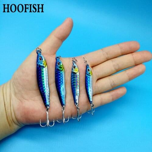HOOFISH 5PCS/Lot S-Shape Metal VIB Fishing Lure 7g/10g/15g/20g Vibration Spoon HardBait Wobbler Swimbait VIB Fishing Tackle