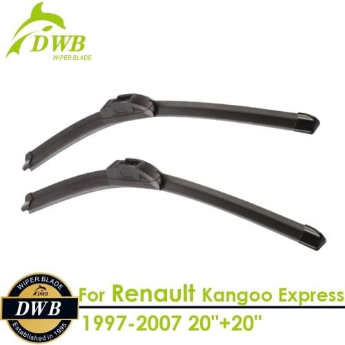 Wiper Blades for Renault Kangoo Express 1997-2007 20"+20", 2pcs Free Shipping, Best Wipers for Rain
