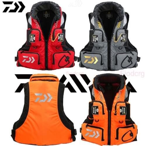 Daiwa Outdoor Daiwa Fishing Vest Life Jacket Life Vest Fishing Clothes Fish Tackle Portable Breathable Flotation Vest