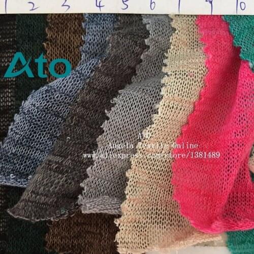Slub Knit Fabrics, 37 colors for choose, Patchwork thin soft for dolls clothes baby photogrphy fabrics