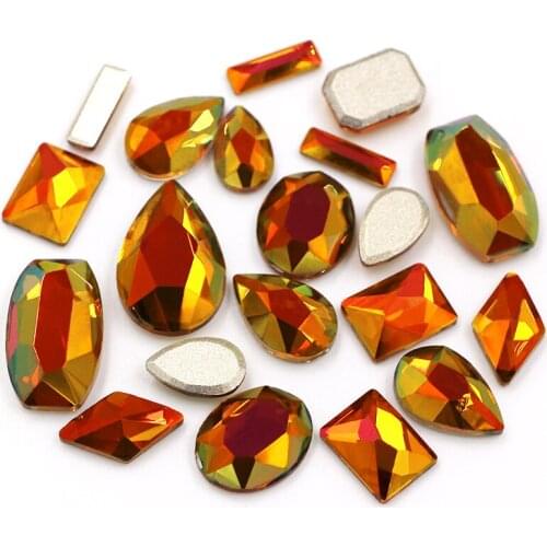 Nail decoration 20pcs/bag High quality k9 glass Star pink flatback nail rhinestones for DIY clothing