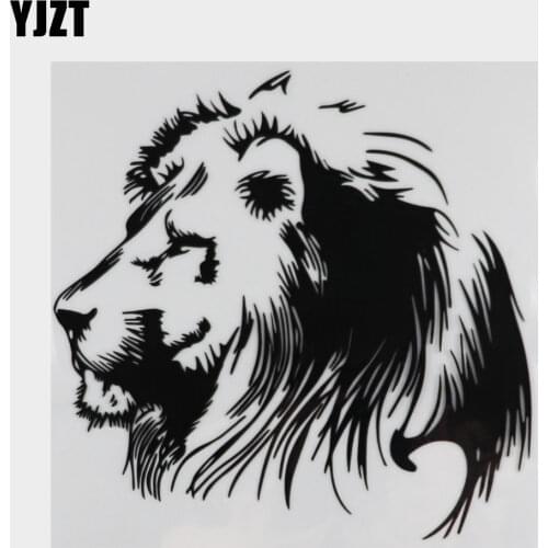 19.5X20CM Meditation Lion Vinyl Decals Car Sticker Motorcycle Individualization Car-styling S6-2108
