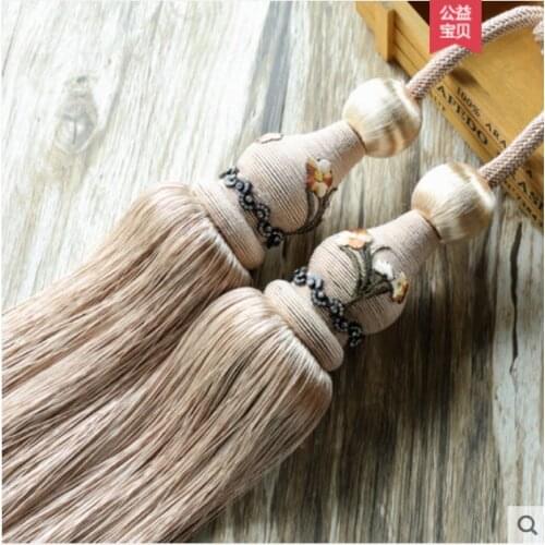 2pcs/Lot Double Ball Curtain Strap Hanging Ball High-end Tassel Hanging Ball Curtain Hanging Ball