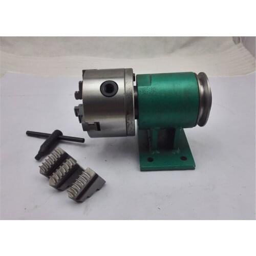 80/100 Lathe spindle assembly with flange connection plate transition plate 80/100 spindle three-jaw four-jaw chuck