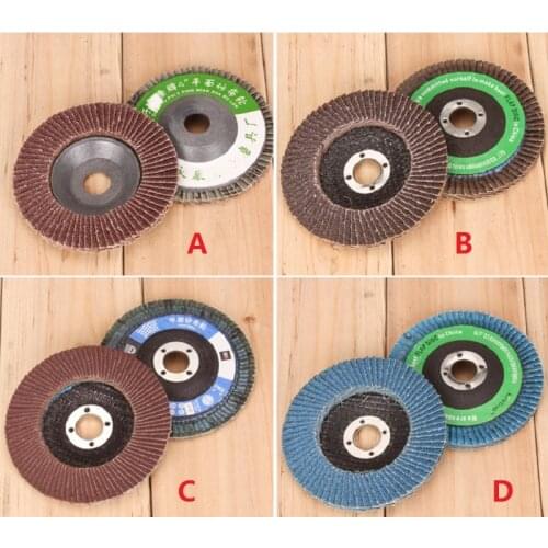 New 10pc/lot 4" Disc Abrasive flap wheel Metal Wood Grinding Wheel for Angle Grinder