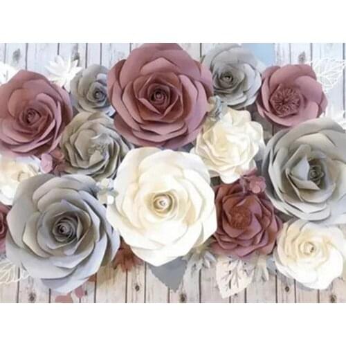 New 5d DIY Diamond Painting Rose Full Square/round Diamond Embroidery Flower Rose Mosaic Handmade Wedding decoration gift P848