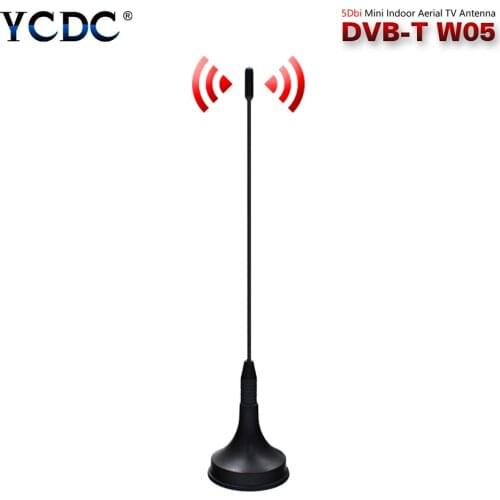 DVB-T TV HDTV Digital Freeview 5dBi Antenna TV Coaxial Indoor Signal Receiver Aerial Booster Televison Receivers