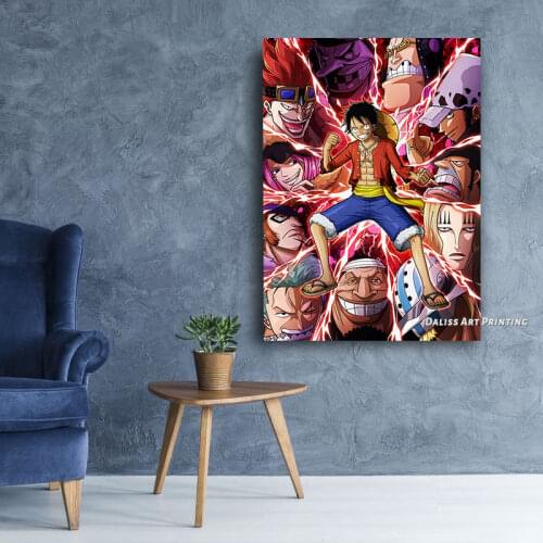 Anime Canvas Pictures Home Decoration Paintings Poster HD Prints Wall Art Modular Living Room Framed