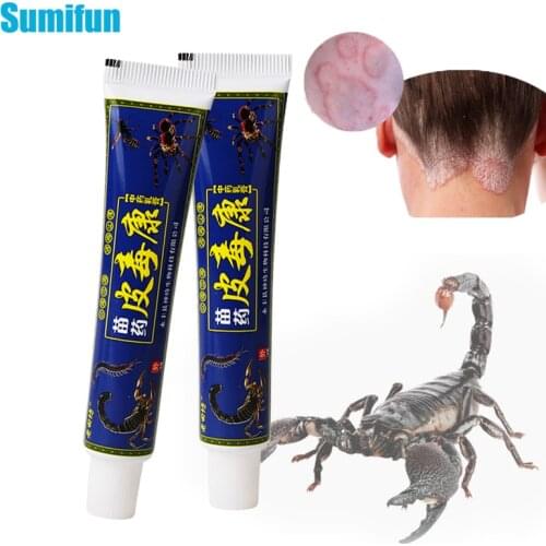 18g Treatment Psoriasis Cream Skin Care Antibacterial Antipruritic Dermatitis Eczema Herbal Ointment Anti-Itch Medical Plaster