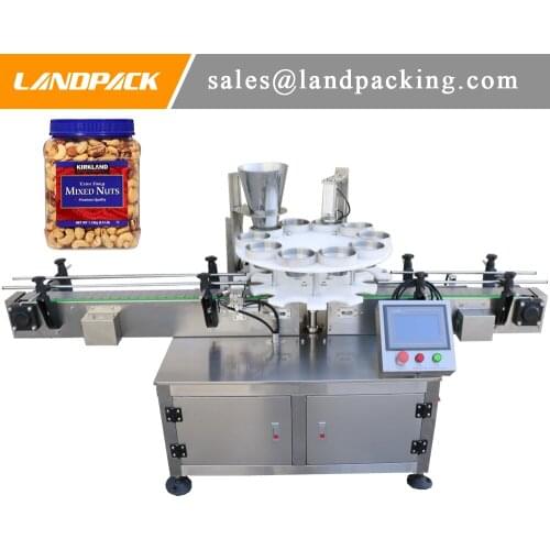 Low Cost Nuts Filling Machinery Peanut Cashew Nuts Bottle Filling Machine
