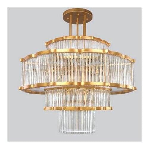 Post-modern new Chinese crystal ceiling lamp creative lighting bedroom living room chandelier simple fashion restaurant lighting