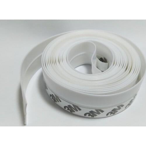 NEW 5m Multi-function sealing glass window of model steel door silicone strip seals over the bar Transparent 25 mm width