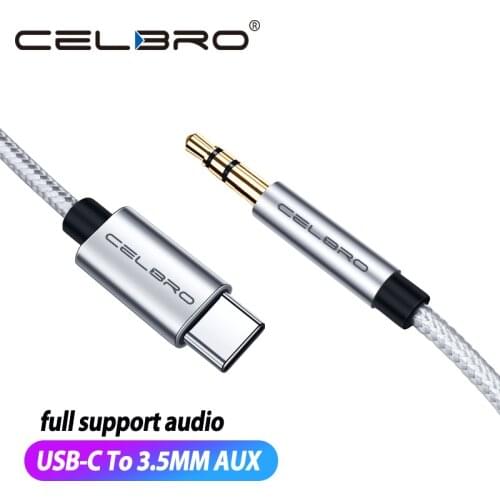 Upgrade Usb Type C To 3.5mm Aux Audio Cable Adapter Jack 3.5 Usbc Male Connector Typec Headphones Cabel For Samsung Xiaomi