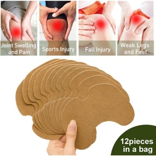 12Pcs/Bag Knee Joint Pain Relieving Patch Knee Pain Patch Health Massage