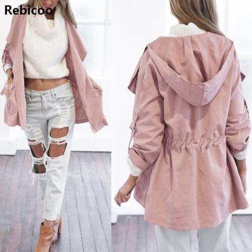 Rebicoo Women's Raincoats With A Hood
