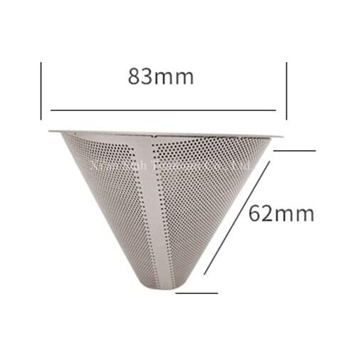 Pure Titanium Ti Coffee / Tea Double-wall Filter net with Separated Frame 39g Leak-proof No-plating Anti-corrosion