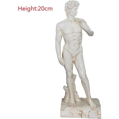 David Statue Figurines Michelangelo Buonarroti Art Sculpture Resin Art&Craft Home Decoration Accessories Gift R905