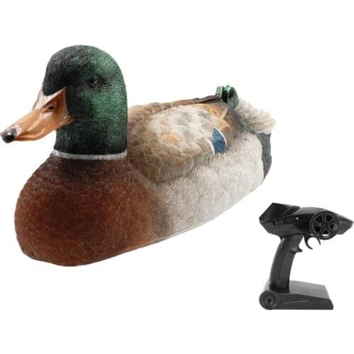 V201 RC Boat RC Duck Boat 2.4Ghz Hunting Motion Remote Control Duck Boat Waterproof for Swimming Pool Pond Garden Decor