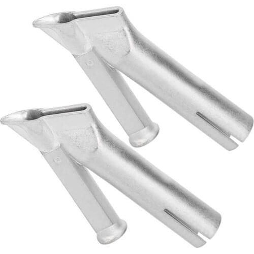 2Pcs Welding Gun Nozzles Cicular Stainless Steel Hot Air Plastic Fast Weld Torch Accessories
