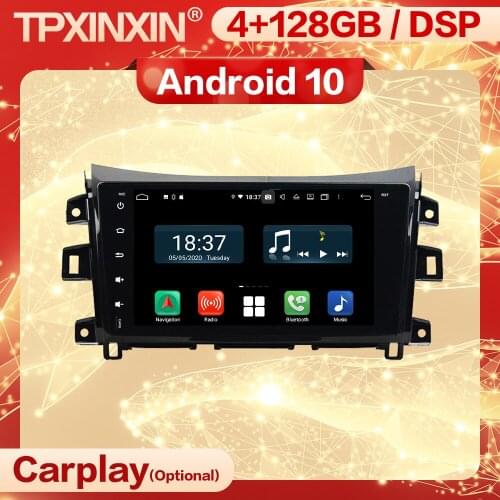 4+128G Carplay 2 Din Android Multimedia Stereo Receiver For Nissan NAVARA 2016 2017 2018 Wifi Video Radio Audio Player Head Unit