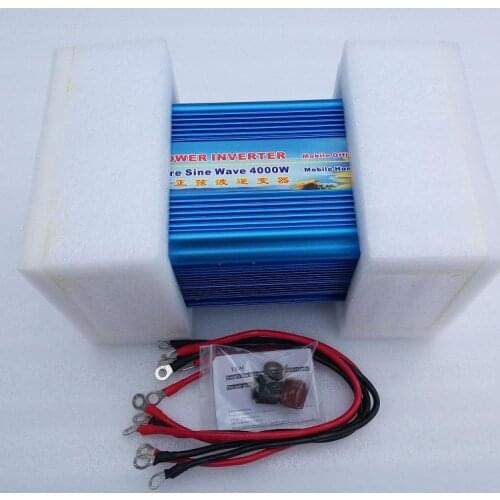 4000W DC 12V/24v/48V to AC110V/220v 50HZ/60hz peak power 8000W Pure Sine Wave Inverter
