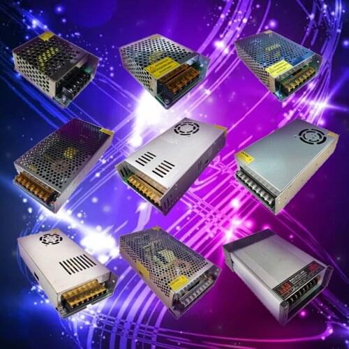 AC 110V-220V TO DC 5V 12V 24V 1A 2A 3A 5A 10A 15A 20A 30A 50A Switch Power Supply Driver Adapter LED Strip Light