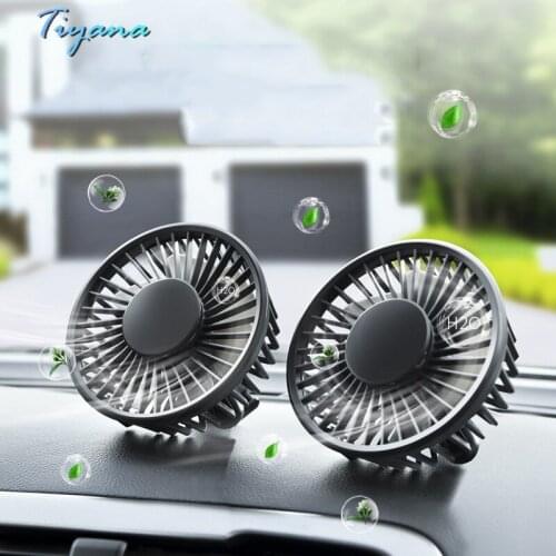 Car Fan Air Outlet USB Interface Rotating Decorative Air Conditioning Accessories For Truck Refrigeration Heat Dissipation Cars