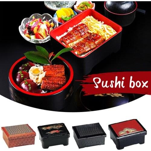 Bento Lunch Boxes For Office Japanese Healthy Meal Prep Food Container Snack Box With Lid Kids School Sushi Eel Lunch Box