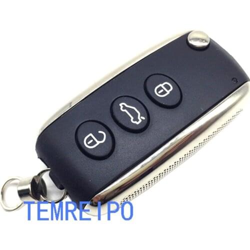 5pcs/lot Flip Folding Remote Key Shell For Bentley Car Key Case Replacement Cover Key Shell