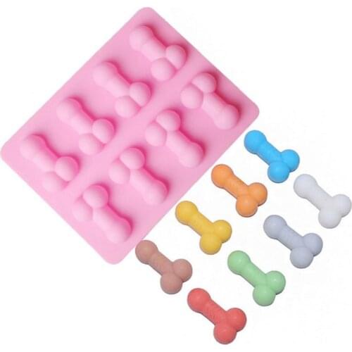 Dick Ice Tray Sexy Penis Cube Cake Mold Silicone Mold Candle Moulds Sugar Craft Tools Chocolate Ice Mold Dropshipping