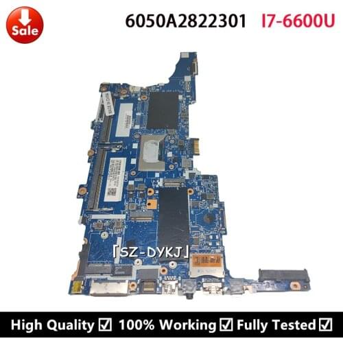 For HP EliteBook 840 G3 850 G3 Laptop Motherboard W/ i7-6600U 903743-001 903743-601 903743-501 6050A2822301-MB-A01 Mainboard