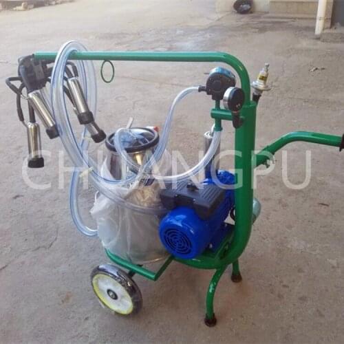 Dairy Milking Equipment Camel Trolley Type Milking Machine Dairy
