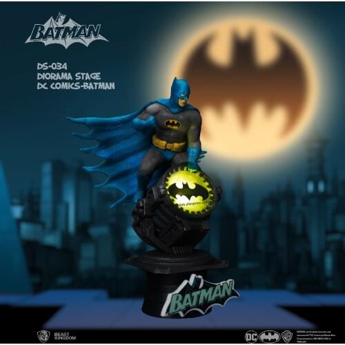 Beast kingdom DC Genuine authorization Batman Desktop dolls Garage Kits Model Kits Collection Gift Toy