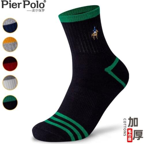 PIER POLO Men's Terry Socks